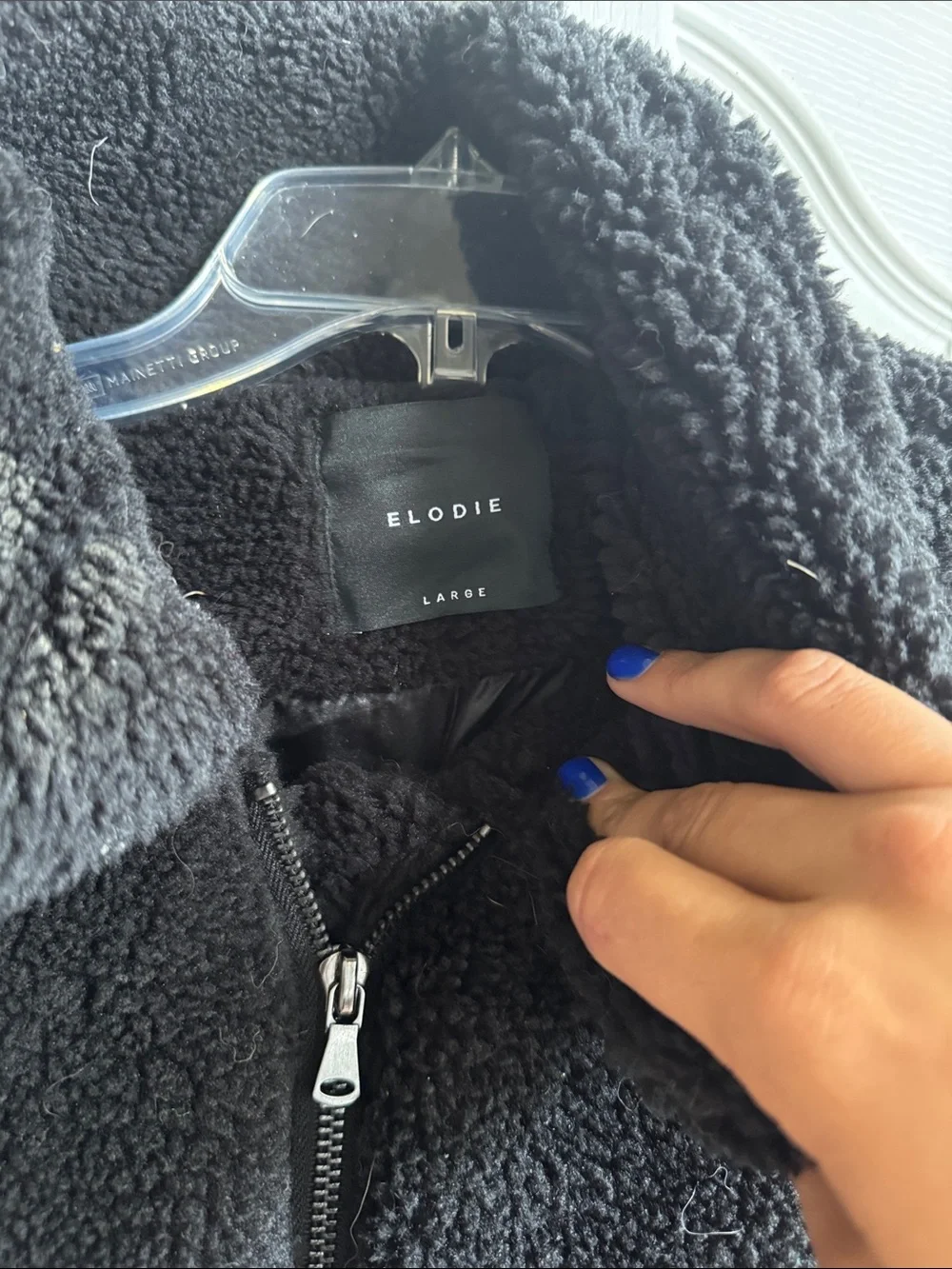 Elodie Black Teddy Jacket